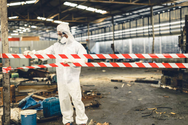 Professional Sewage Cleanup technician working in Rutherford, TN